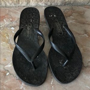 Express Black Flip Flops